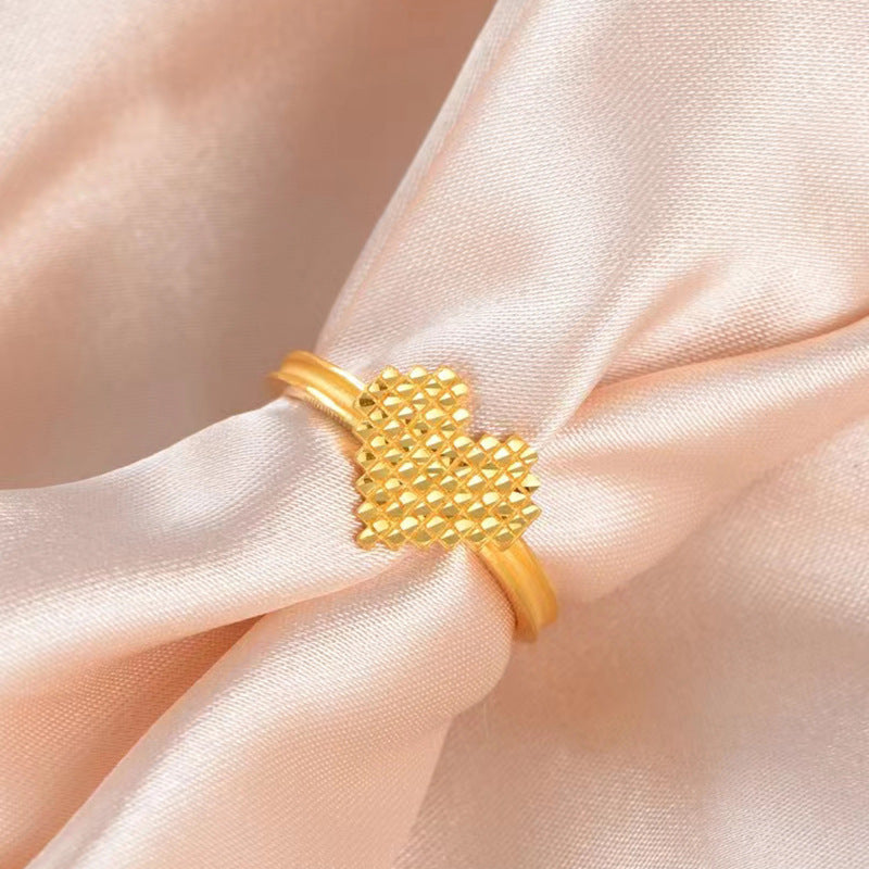 Wholesale Valentine's Day Copper Plated Love Chocolate Rings